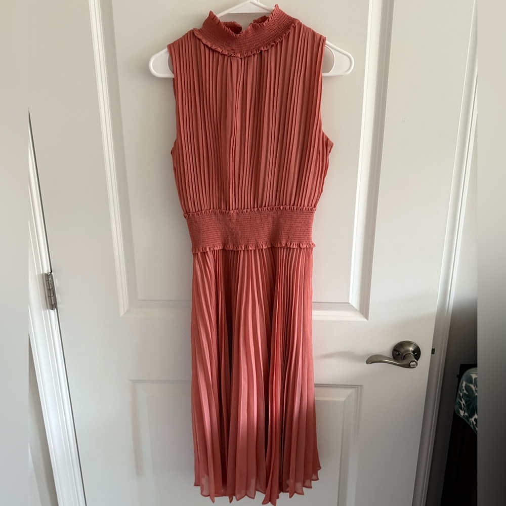 Nanette Lepore Coral Ruffled Dress -Size 4